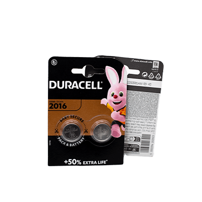 Duracell Lithium-CR2016 Lithium 3V/72mAh Blister (2)  D2016-B2